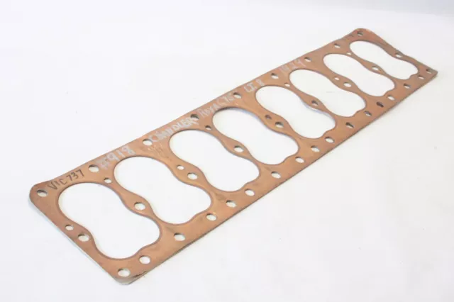 NOS 1929 Chandler Royal 75 8 Cylinder Engine Copper Head Gasket Victor 737 NOS 1929 Chandler Royal 75 8 Cylinder Engine Copper Head Gasket Victor 737