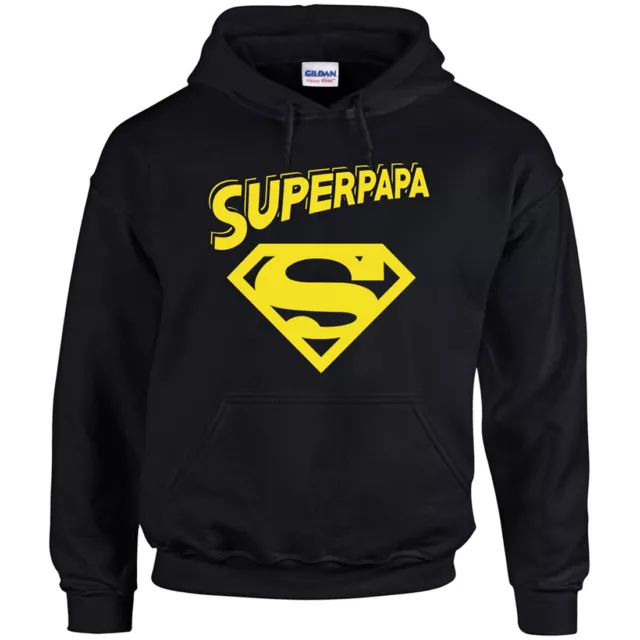 Sweat-shirt humour - SUPERPAPA  - Père héro Super-héros comics Papa Drole Blague