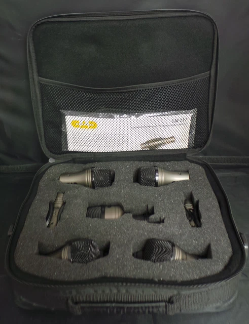 CAD PRO-7 7-Piece Drum Microphone Kit Mic CM217 KM212 TM211 SN210 CAD PRO-7 7-Piece Drum Microphone Kit Mic CM217 KM212 TM211 SN210