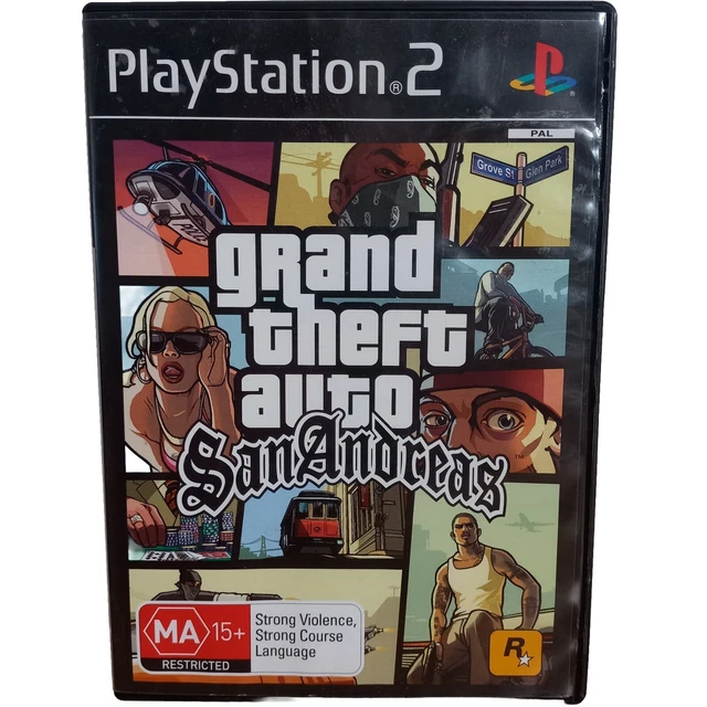Notice + Boitier - Playstation 2 - Grand Theft Auto San Andreas