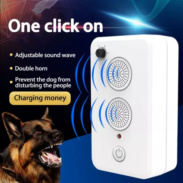 Anti-Barking Ultrasonic Dog Bark Control Device Stop Sonic Silencer For ALL Dog