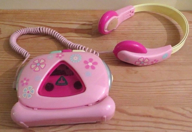 PINK ELC EARLY Learning Centre Personal Cassette Tape Player With PINK ELC EARLY Learning Centre Personal Cassette Tape Player With