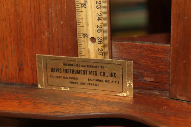 Vintage Coal Mining Decal Sticker Davis Instrument MFg Co Baltimore MD