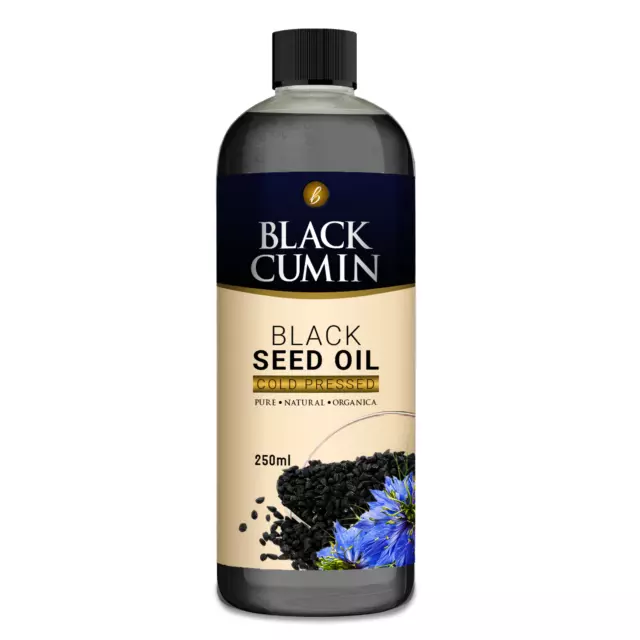 Aceite de semilla negro extra fuerte 100% prensado en frío/comino negro- 250 ml