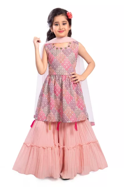 Asian Indian/Pakistani Girls Children Kids Wedding/party Clothes-4 to 10 years