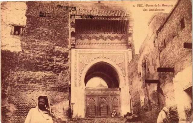CPA AK MOROCCO FEZ - Gate of the Mosque of Andalusia (219305)