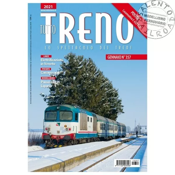 Rivista ferroviaria TUTTOTRENO numero 357 gennaio 2021