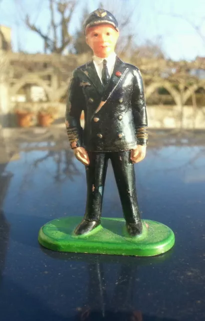 Figurine Elastolin Pilote Air France Annees 1970
