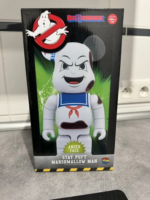 BE@RBRICK MARSHMALLOW MAN ANGRY 400％ MEDICOM TOY - BE@RBRICK STAY PUFT MARSHMALLOW MAN 