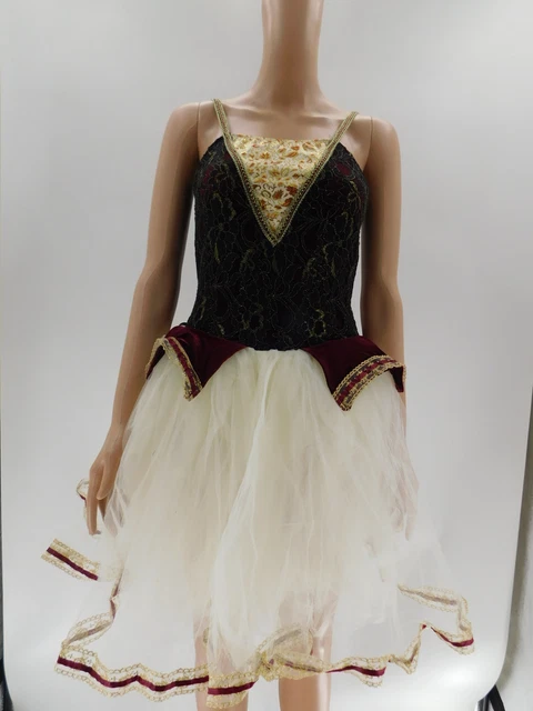 Dance  Costume Revolution RC17019 Ballet SA Adult Red Tutu YAGP Lace Romantic Po