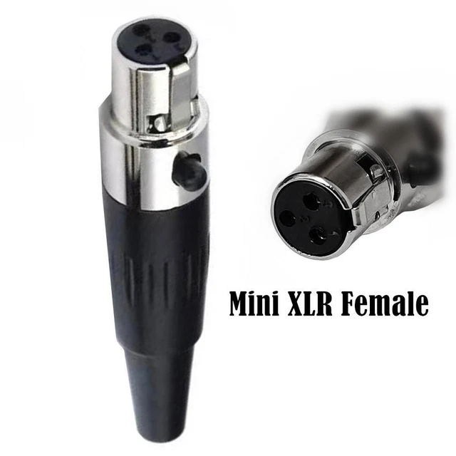 10-Pack 5-Pin Female Mini XLR Audio Connectors – TA5F Jack Sockets For Microphones