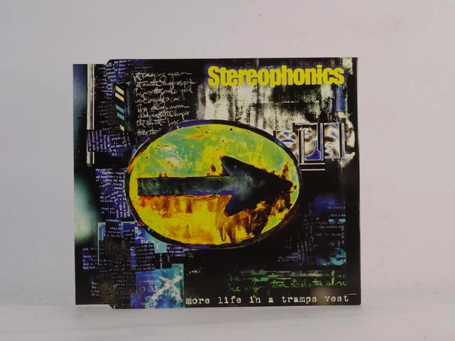 STEREOPHONICS MORE LIFE INA TRAMPS VEST (I1) 3 Track CD Single Picture Sleeve V2