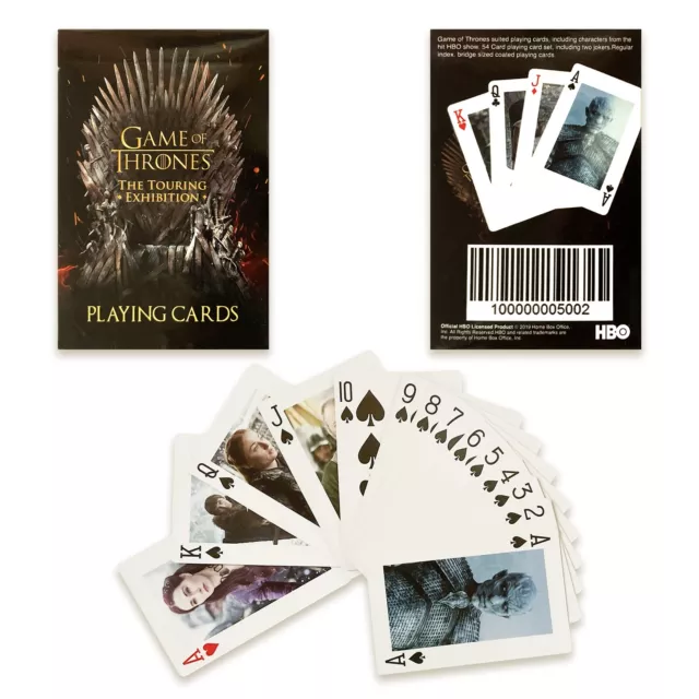 Official Game of Thrones Collectable Playing Cards 54 Card Deck Merchandise