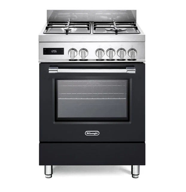 Delonghi PRO66MAP Cuisine 60X60CM Anthracite Four Pizza Électrique 3D 4 Feux