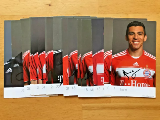 FC Bayern München Autogrammkarte 2008-09 original signiert 1 AK aussuchen