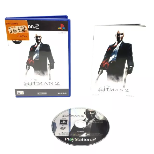 Hitman 2 Silent Assassin PlayStation 2 PS2 Complete Boxed With Manual PAL UK