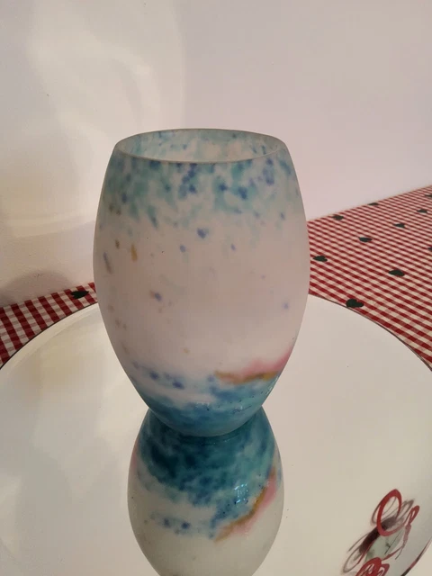 Vase pâte de verre Muller et frères modèle4 non signé Vase pâte de verre Muller et frères modèle4 non signé