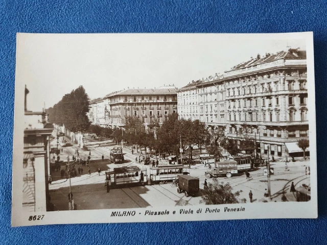 Cartolina Viaggiata Milano Piazzale e Viale di Porta Venezia con Tram