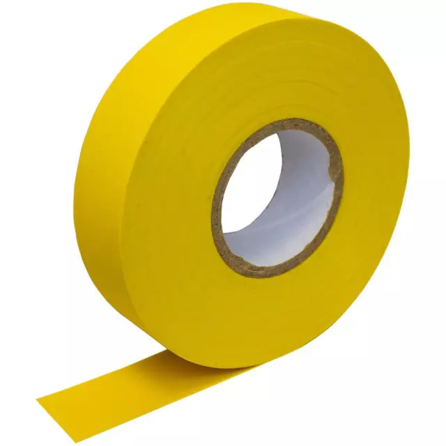 33m PVC cinta aislante 19mm Cinta adhesiva Amarillo cinta aislante Electricista