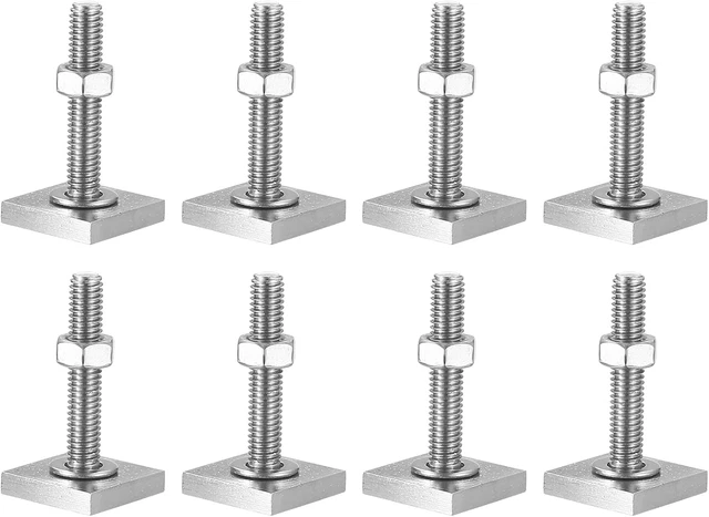 6 Adattatori Binario A T In Acciaio Inox M6 - Bulloni Scorrevoli Per Portabici E Portapacchi Auto - Compatibili Thule - Foto 9