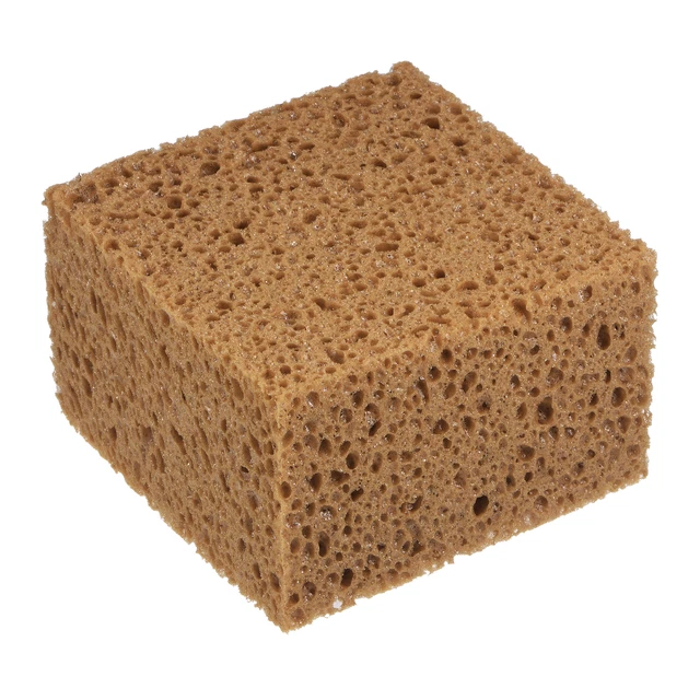 Éponge à Texture Renversée 4.3"x4.3" Faux Éponge Cloison Sèche Pièce Mur Marron