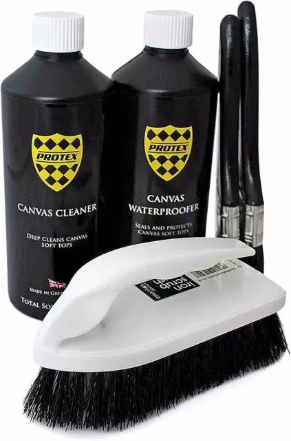 SONAX CONVERTIBLE TOP cleaner 500 ml + SONAX Textile and Leather Brush  £15.99 - PicClick UK