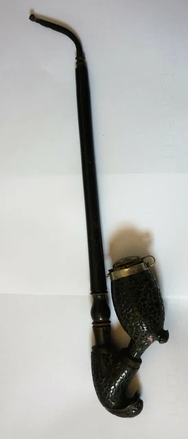 Pipe rétro en porcelaine avec couvercle, cadeau de collection, pipe de
