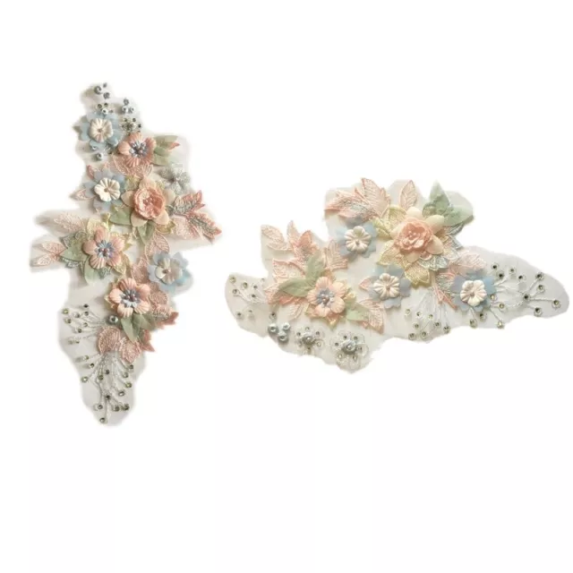 3D Flower Lace Applique DIY Sewing Supplies for Cheongsam Clothes Dress