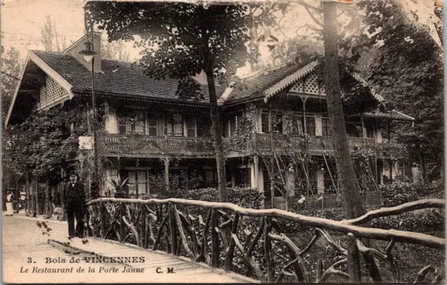 *50775 cpa Bois de Vincennes - le restaurant de la Porte Jaune