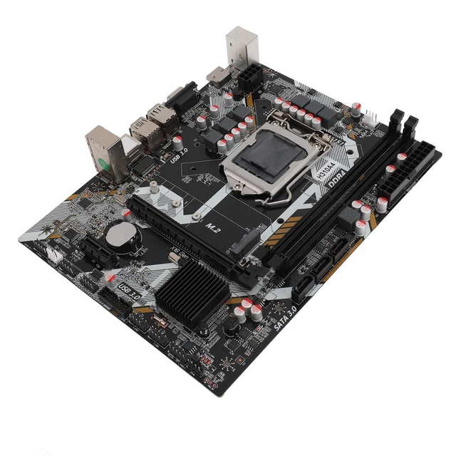 ATX MOTHERBOARD PCIE X16 Gen 3.0 Slot Dual Channel DDR4 H310A4 ...