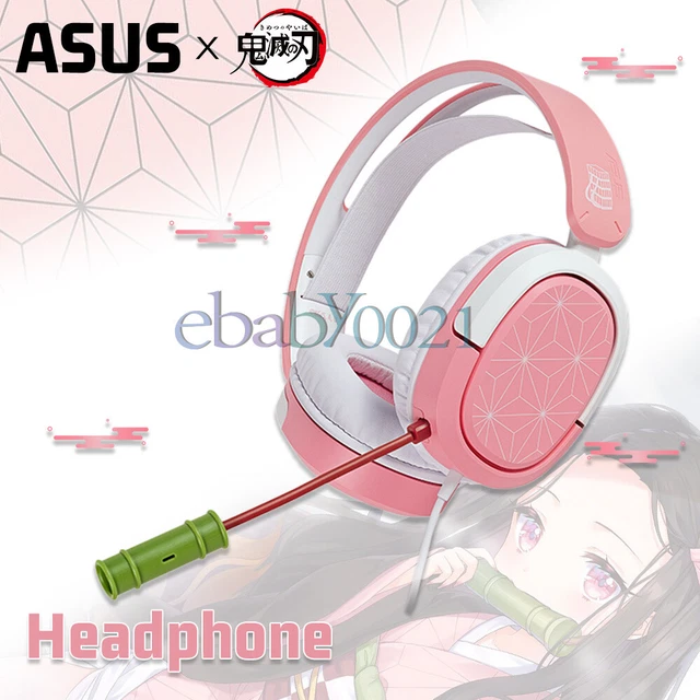 ASUS TUF GAMING X Demon Slayer kamado nezuko Wired Headset with Mic