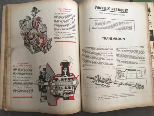 revue technique RTA dyna panhard 1954/55 partie 1 et 2 3