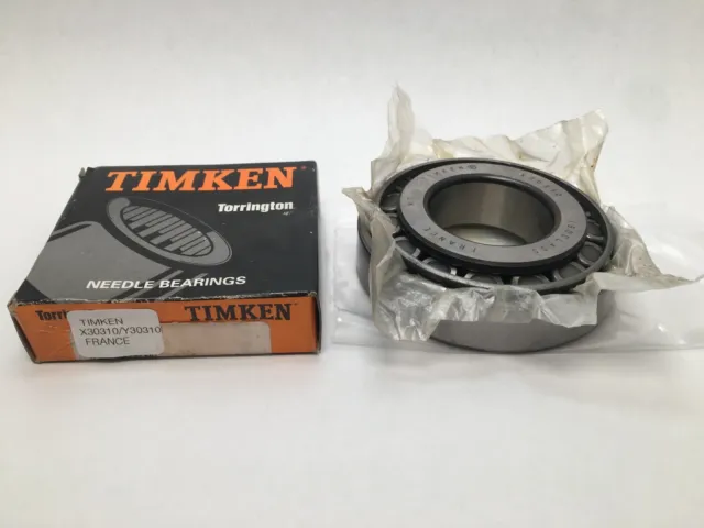 Timken 30310 Taper Roller Bearing Cone & Cup 50 mm ID 110 mm OD X Y 30310 France