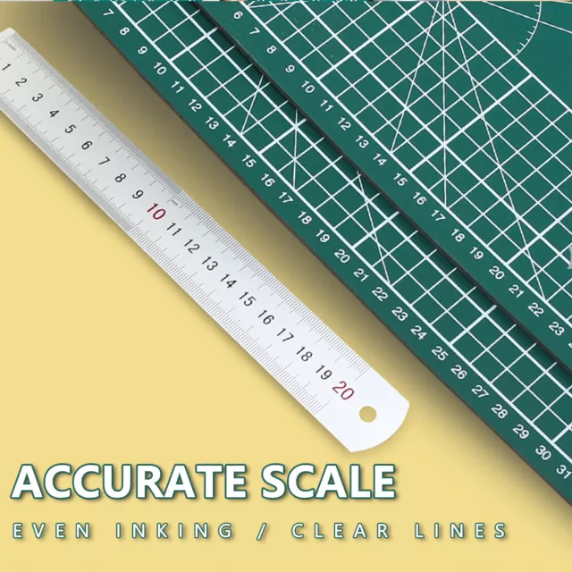 Cutting Mat Self Healing Craft Double Sided Grid 3ply Thick Board A1 A2 A3 PVC 3