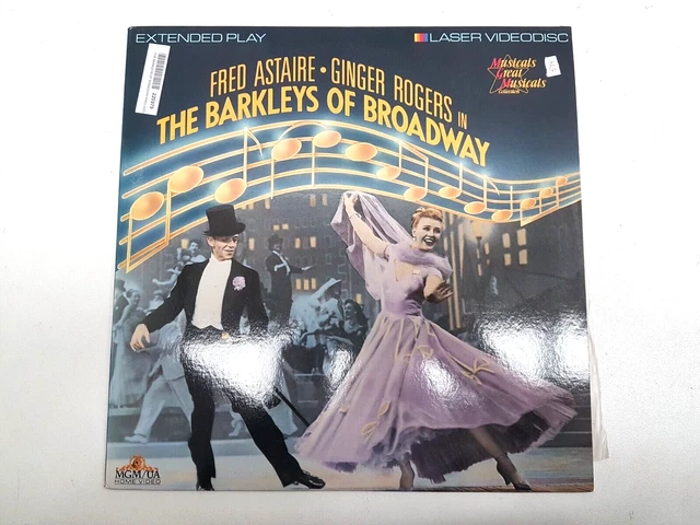 The Barkleys Of Broadway Fred Astaire Ginger Rogers Laser Disc Laserdisc Ld