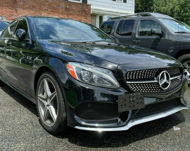 License Plate Cover Dewhel Front Bumper Tow Hook License Plate Mount Bracket Bolt On No Drill Relocator Hole Adapter Support Holder For Mercedes W204 C- Class W212 E-Class License Plate Holder - Foto 9