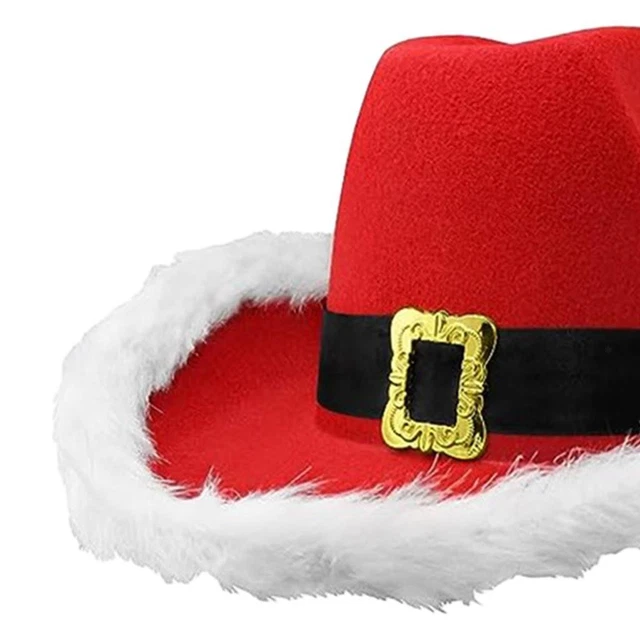 Weihnachts Cowboyhut Set,Weihnachtsmann Cowboyhut Set,Westernhut Party
