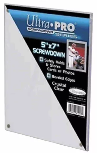 Ultra PRO 81207 5" x 7" Screwdown Card Holder - Clear