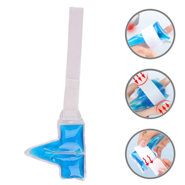 Bolsa de hielo para dedos refrigeración para dedos envoltura reutilizable