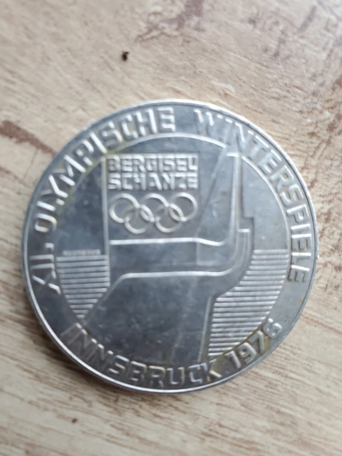 Austrian Silver 100 schilling 1976XII Winter Olympic Games Innsbruck 1976