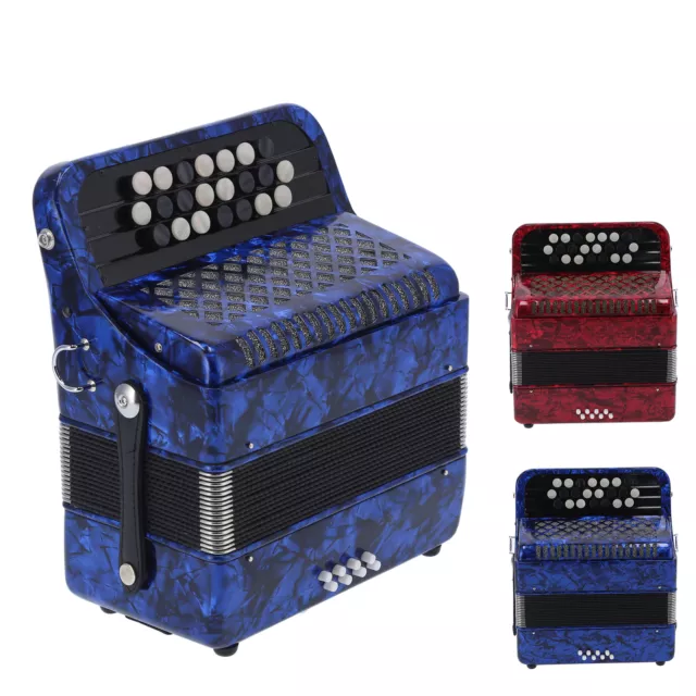 Accordian 22 Key 8 Bass Professional  Button Reed Instrument For Beginner