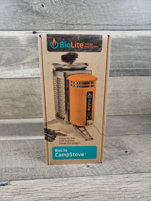 BioLite Wood Burning CampStove & USB Charge Camping Cook System NEW !