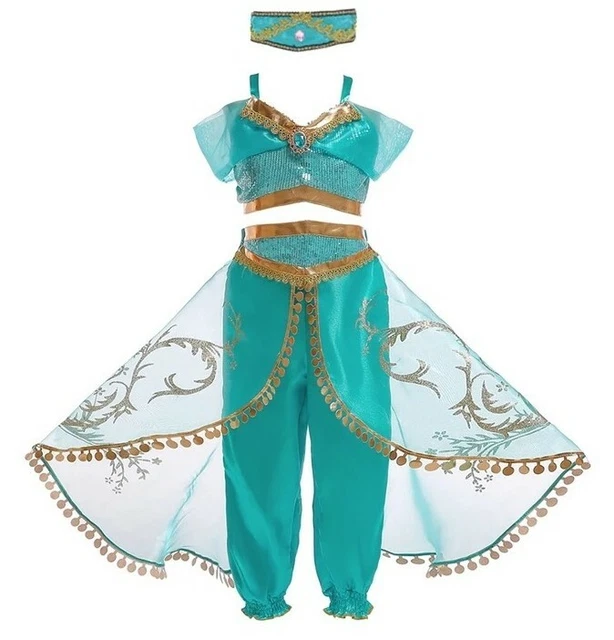 COSTUME PRINCESSE DISNEY aladin Deguisement jasmine enfant taille au choix EUR 29 90 PicClick FR