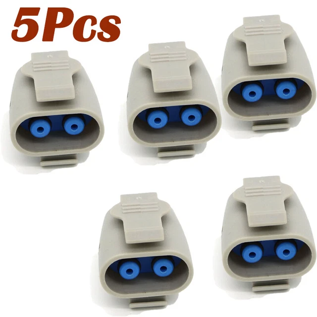 5Pcs Compatible with GE DINAMAP NIBP Blood Pressure Cuff Dual Tube Connectors
