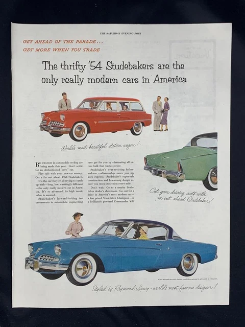 Magazine Ad* - 1954 - Studebaker - (#3)