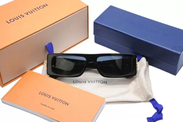 LOUIS VUITTON Sunglasses 54 16 White Skeptical Z1162E Unisex Auth Virgil  Abloh