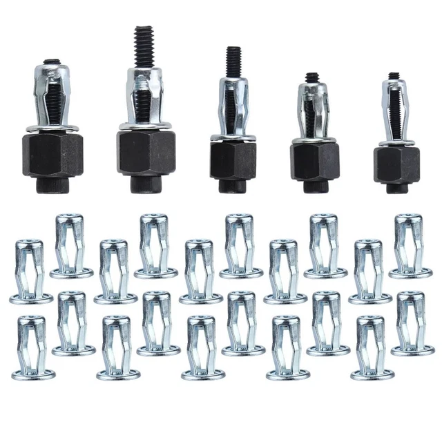 Rivetto Testa Dadi Set 20pcs Lega Espansione Morsetto Petalo Kit for Dado M4- M8