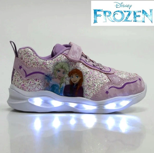 scarpe da bambina con luci led luminose FROZEN ginnastica per bimba INVERNALI