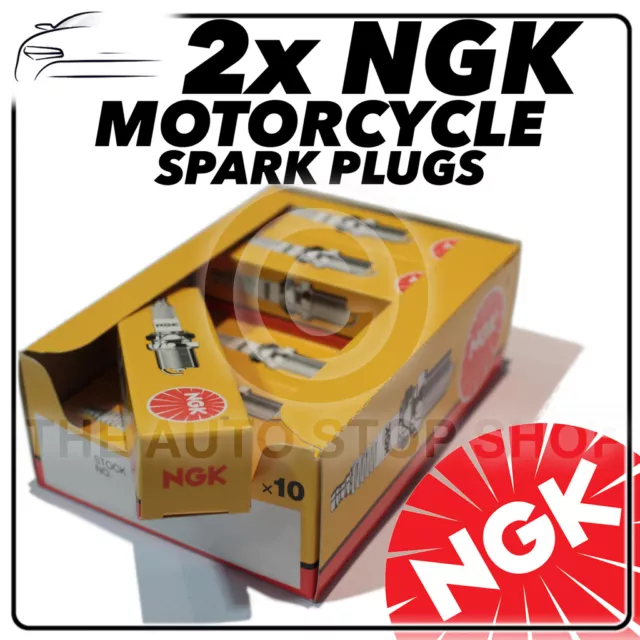 2x NGK Spark Plugs for YAMAHA  400cc XS400 (E/2-E/F)  No.2412