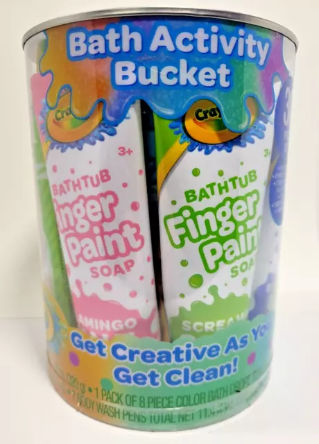 Crayola Bath Activity Bucket, 30-piece set